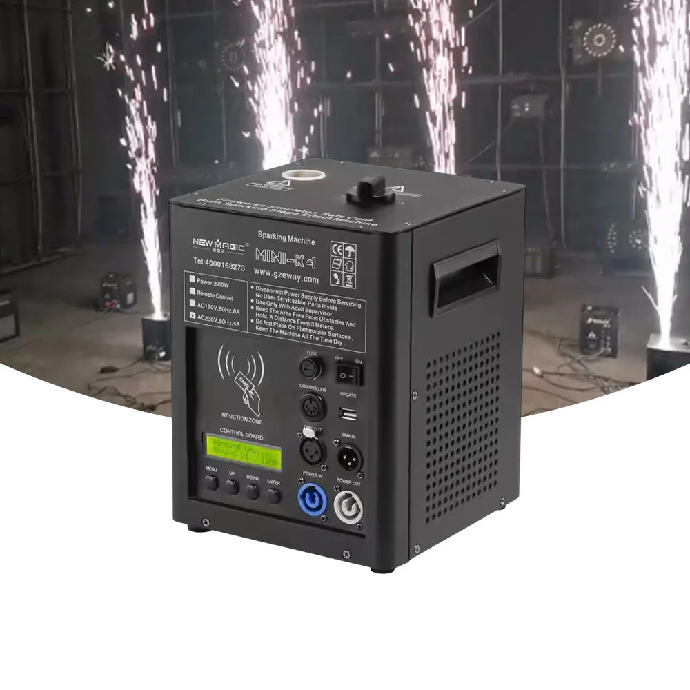 Machine a etincelles froides, jets de 4m